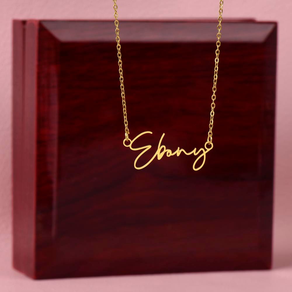 Signature Naamketting - CustomLove.nl