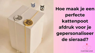 Hoe maak je een perfecte kattenpoot afdruk voor je gepersonaliseerde sieraad?