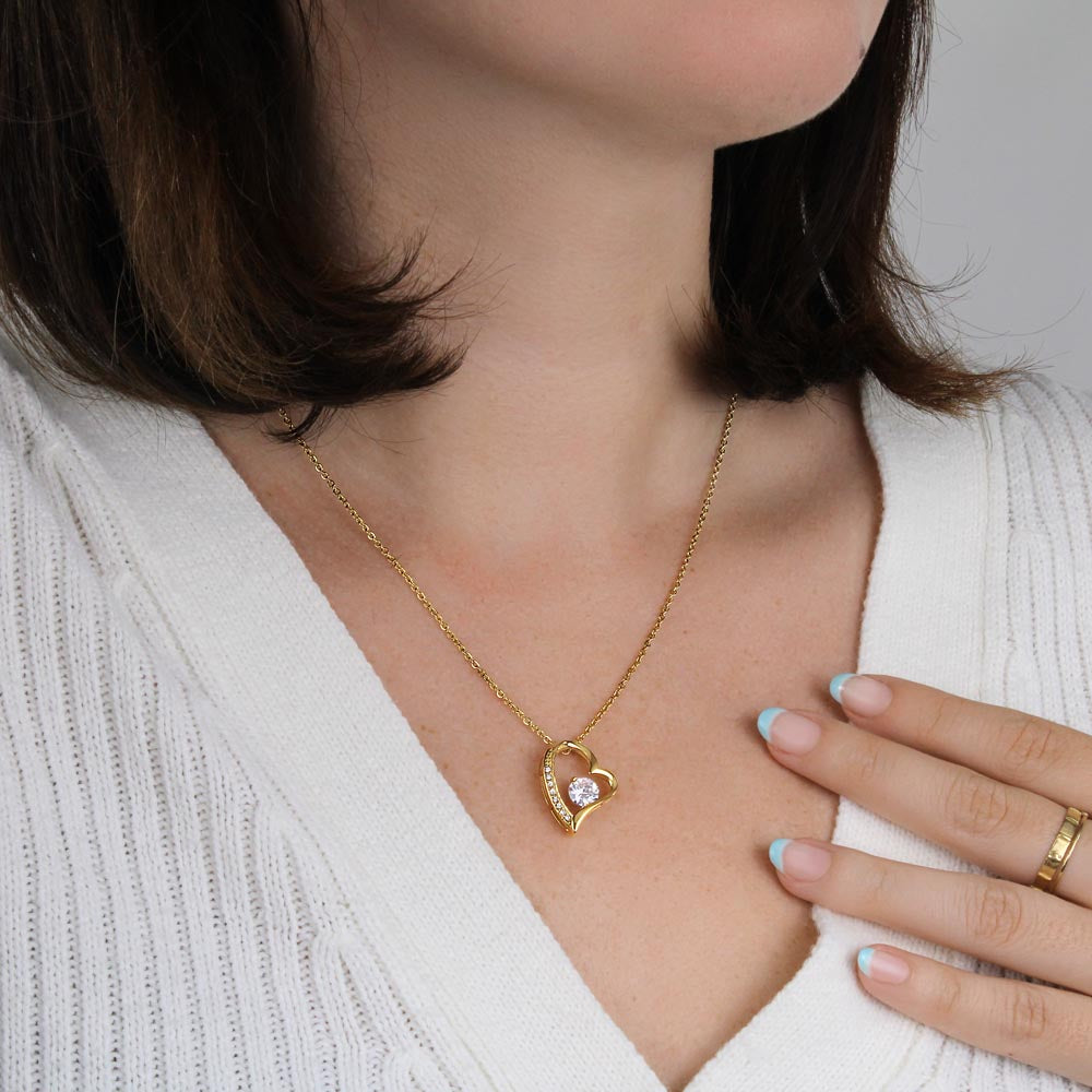 Aan Mijn Dochter - Ik hou van jou - Forever Love Ketting