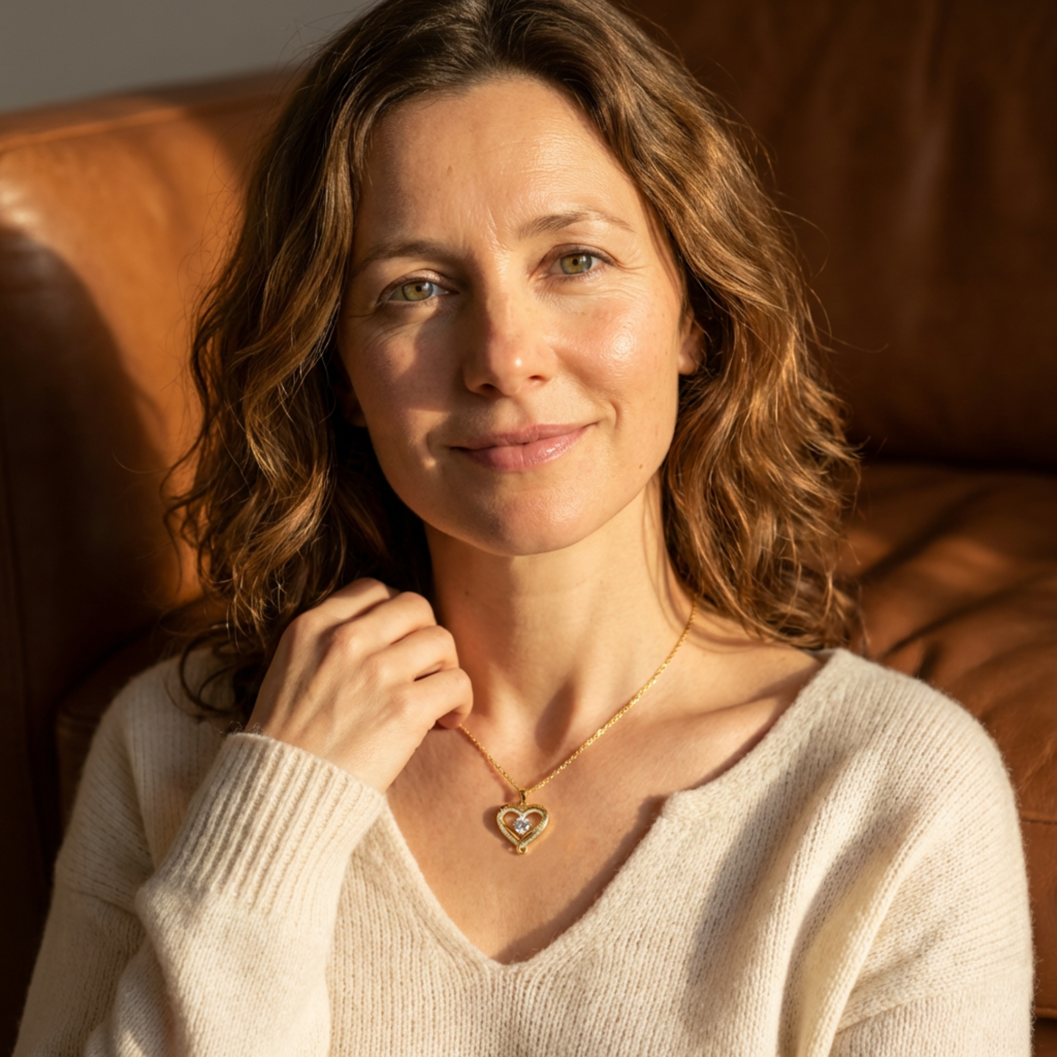 Aan Mijn Vrouw - Dubbele Hart Ketting
