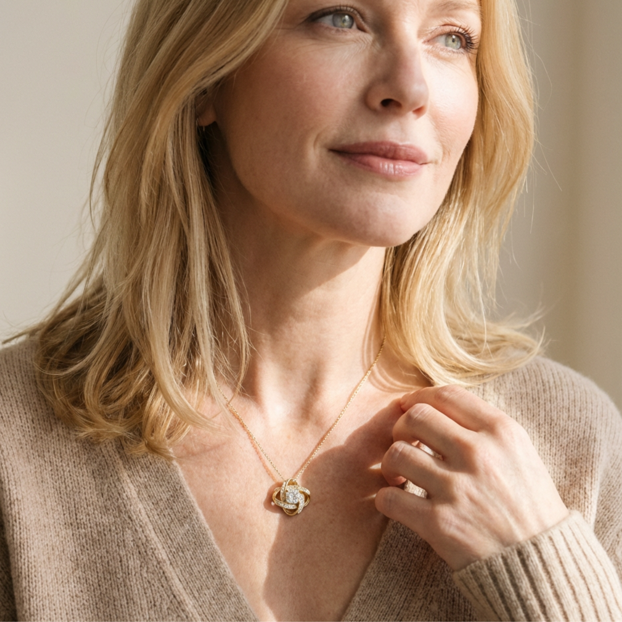 Aan Mijn Mama - Love Knot Ketting
