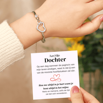Aan Mijn Dochter - Oneindige Hart Armband - CustomLove.nl