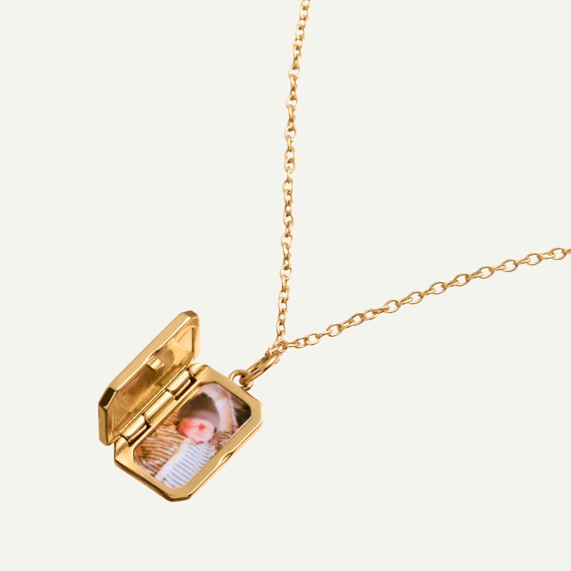 Medaillon Ketting met Geboortesteen