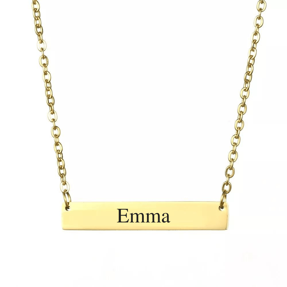 Gepersonaliseerde Bar Ketting met Naam