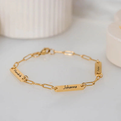 Gepersonaliseerde Armband Vrouwen Mini Naam