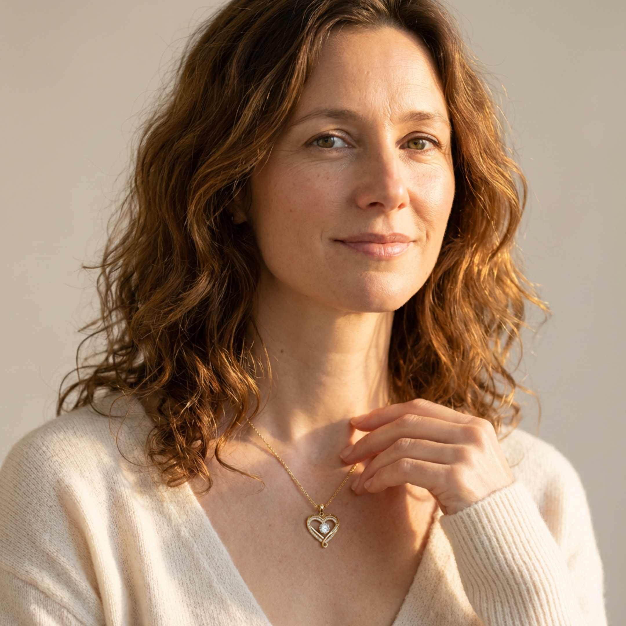 Aan Mijn Vrouw - Dubbele Hart Ketting