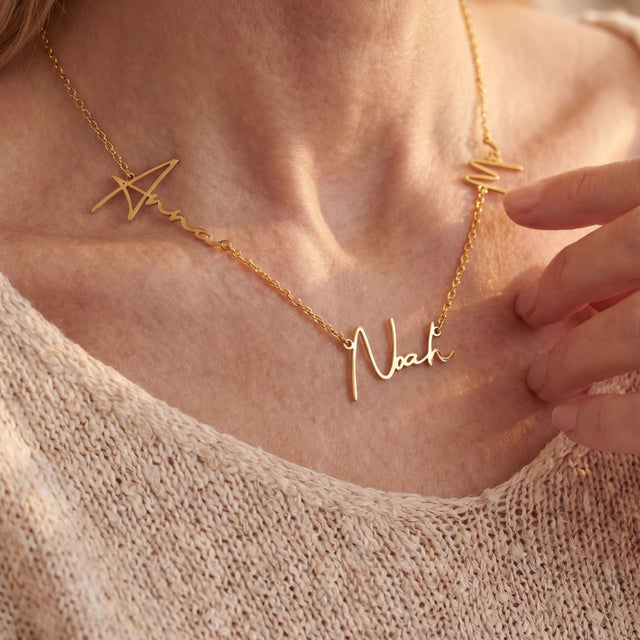 Multi-naam Signature Ketting