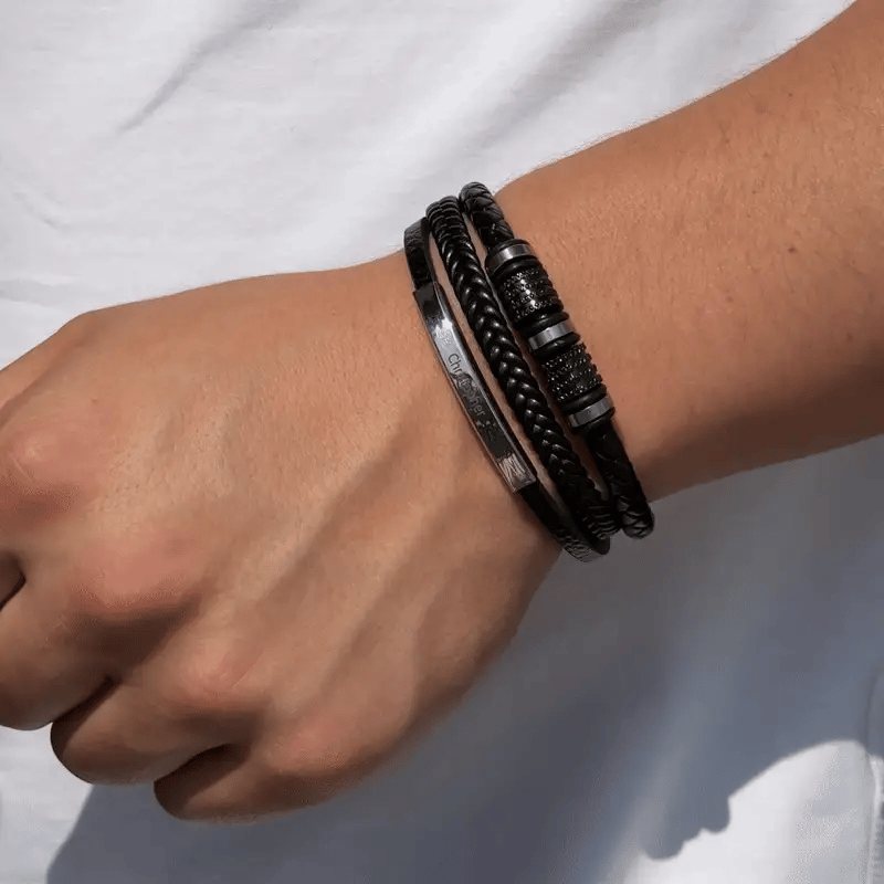 Aan Mijn Zoon – Gepersonaliseerde “Voor Altijd Verbonden” Armband