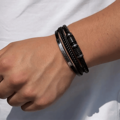 Aan Mijn Zoon – Gepersonaliseerde “Voor Altijd Verbonden” Armband