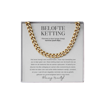 Belofte ketting - Cuban Chain