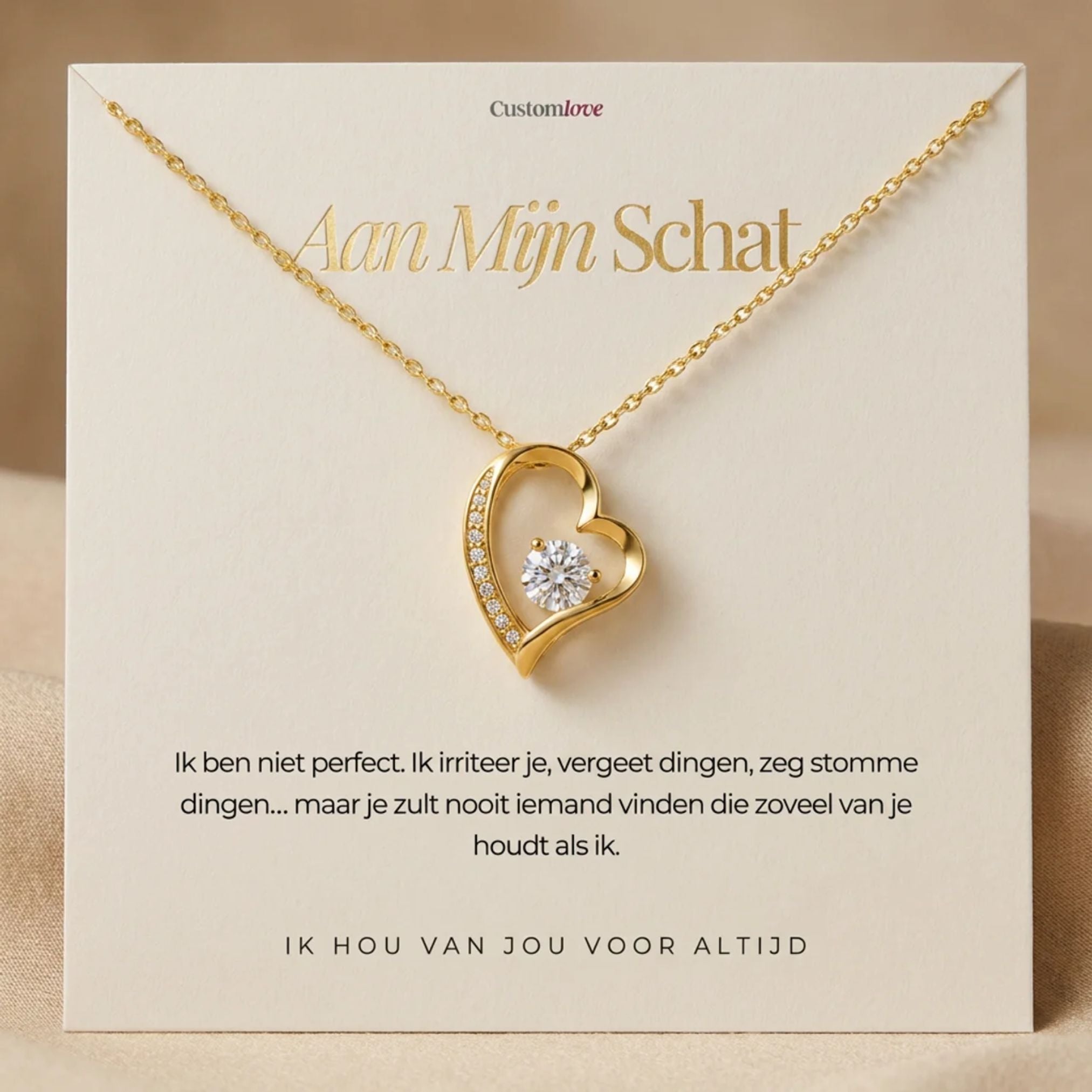 Aan Mijn Schat - Forever Love Ketting