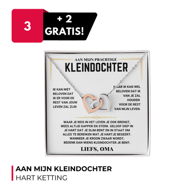 Aan Mijn Kleindochter - Harten Ketting - Van Grootouders