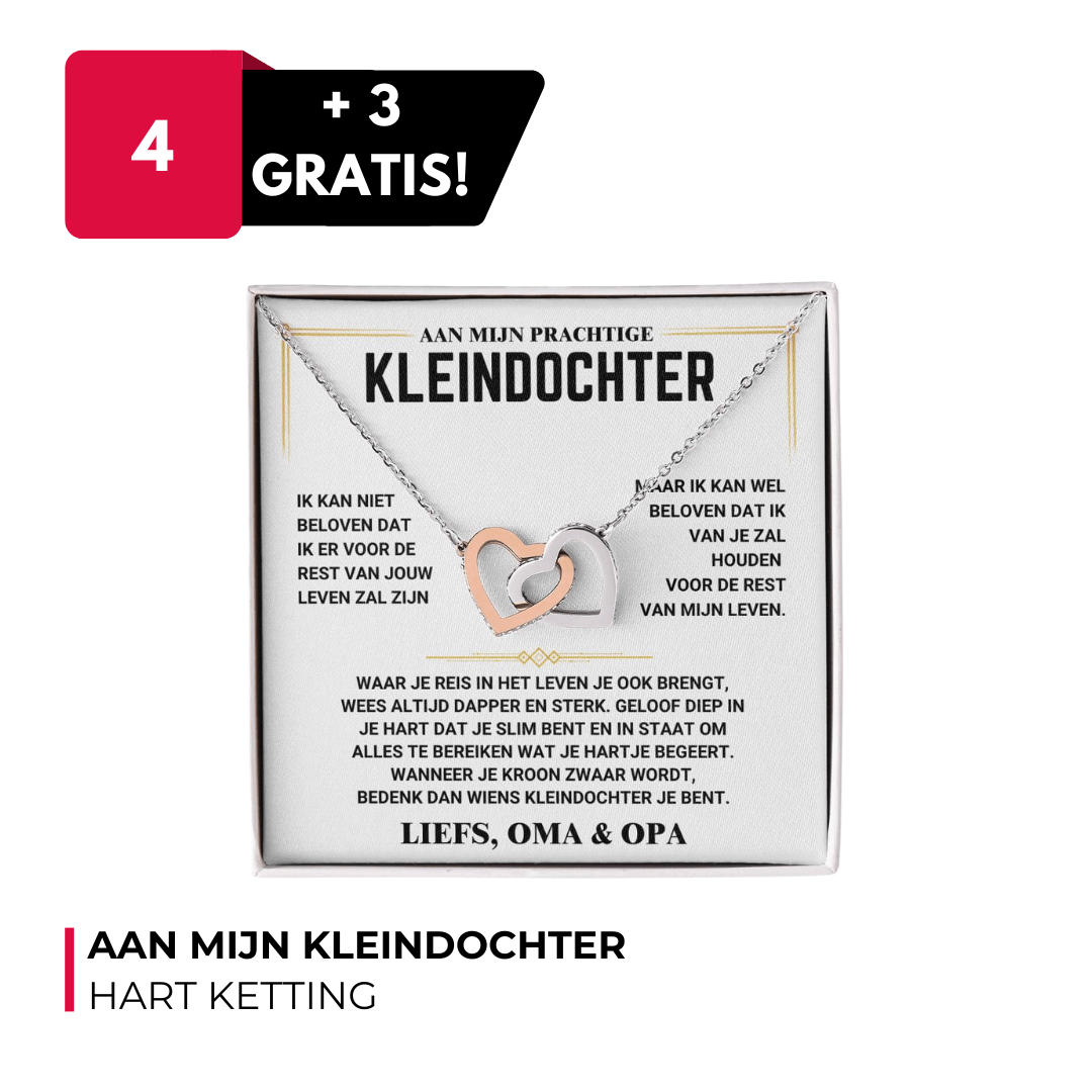 Aan Mijn Kleindochter - Harten Ketting - Van Grootouders