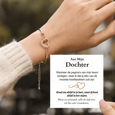 Aan Mijn Dochter - Altijd In Mijn Hart - Infinity Armband - CustomLove.nl
