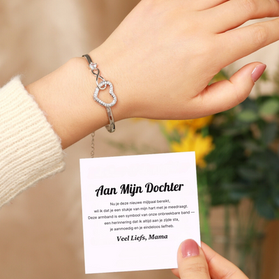 Aan Mijn Dochter – Een Geschenk voor Haar Mijlpaalmoment Armband