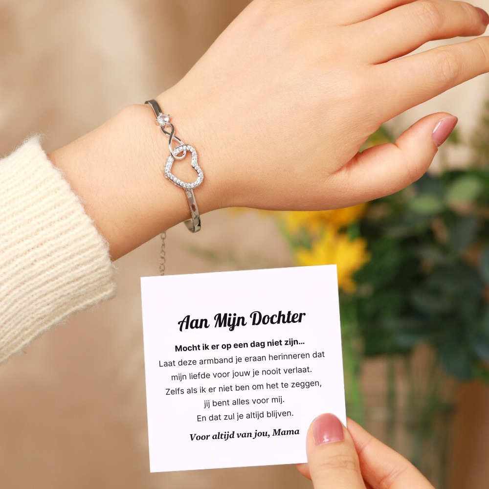 Aan Mijn Dochter – Elke Stap Met Mijn Hart Armband