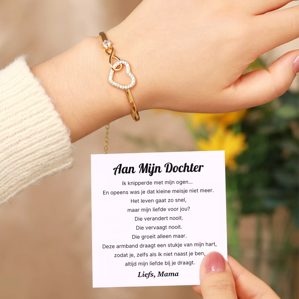 Aan Mijn Dochter – Als Je Ouder Bent Armband
