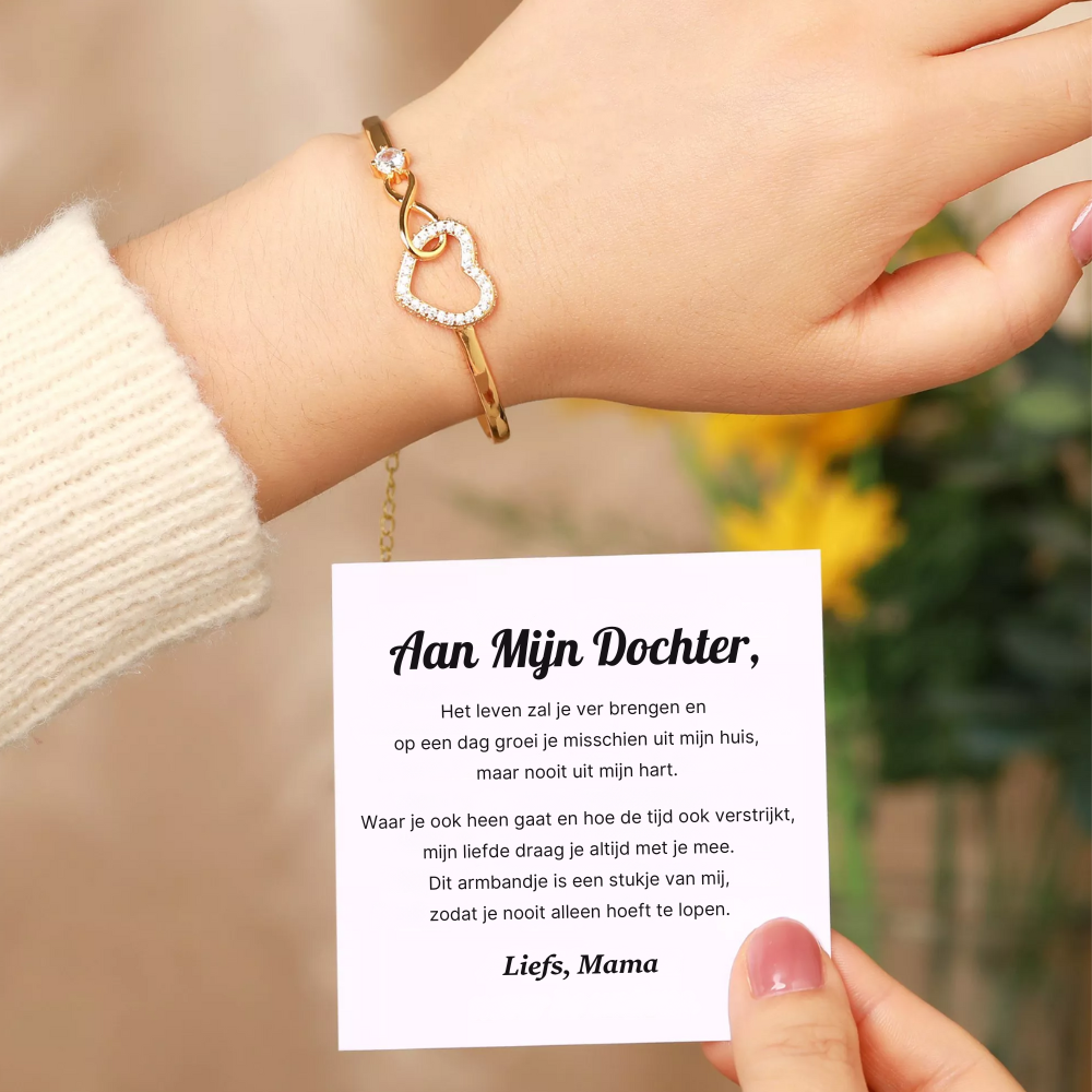Aan Mijn Dochter – Mijn Liefde Draag Je Mee Armband