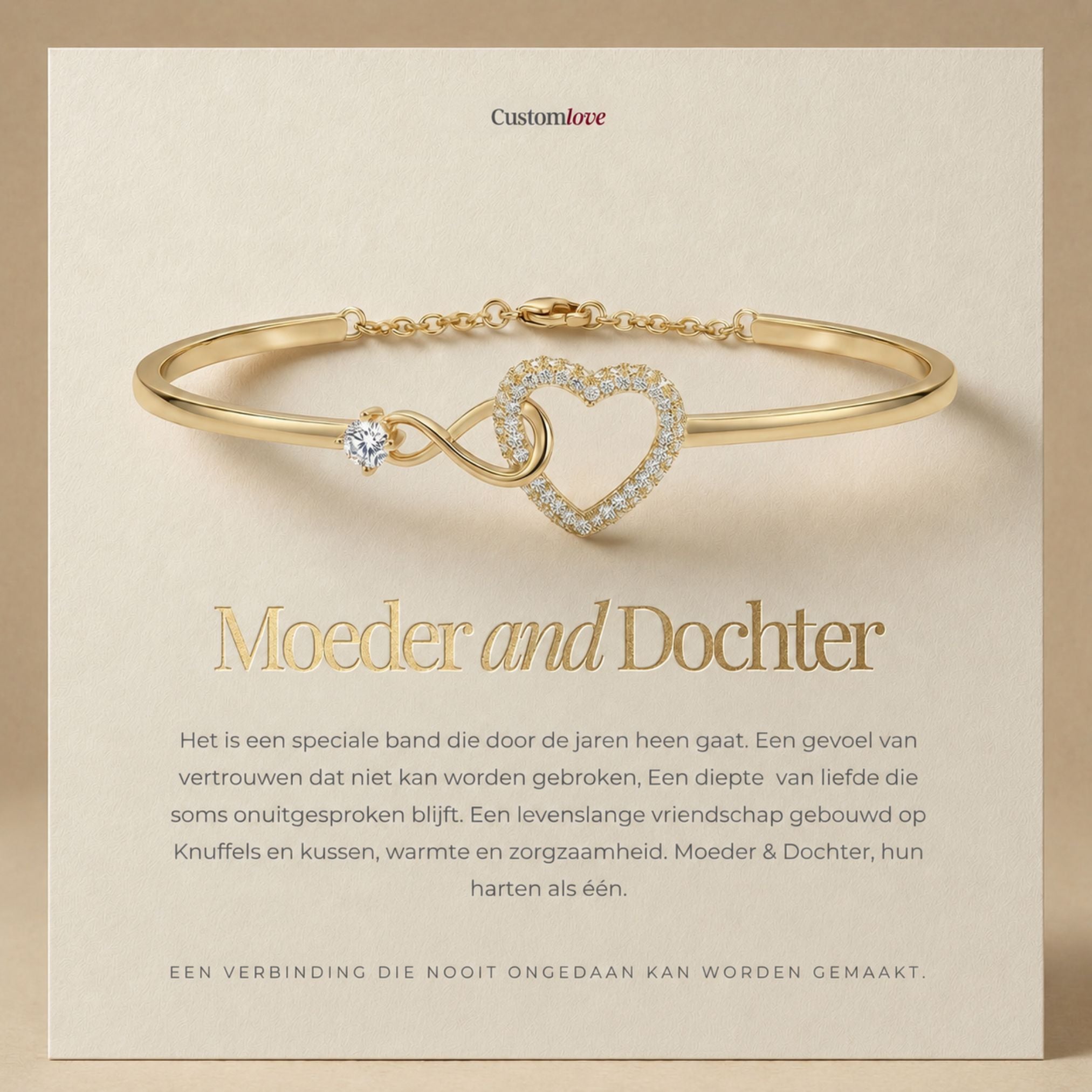 Moeder & Dochter - Voor Altijd Verbonden Armband