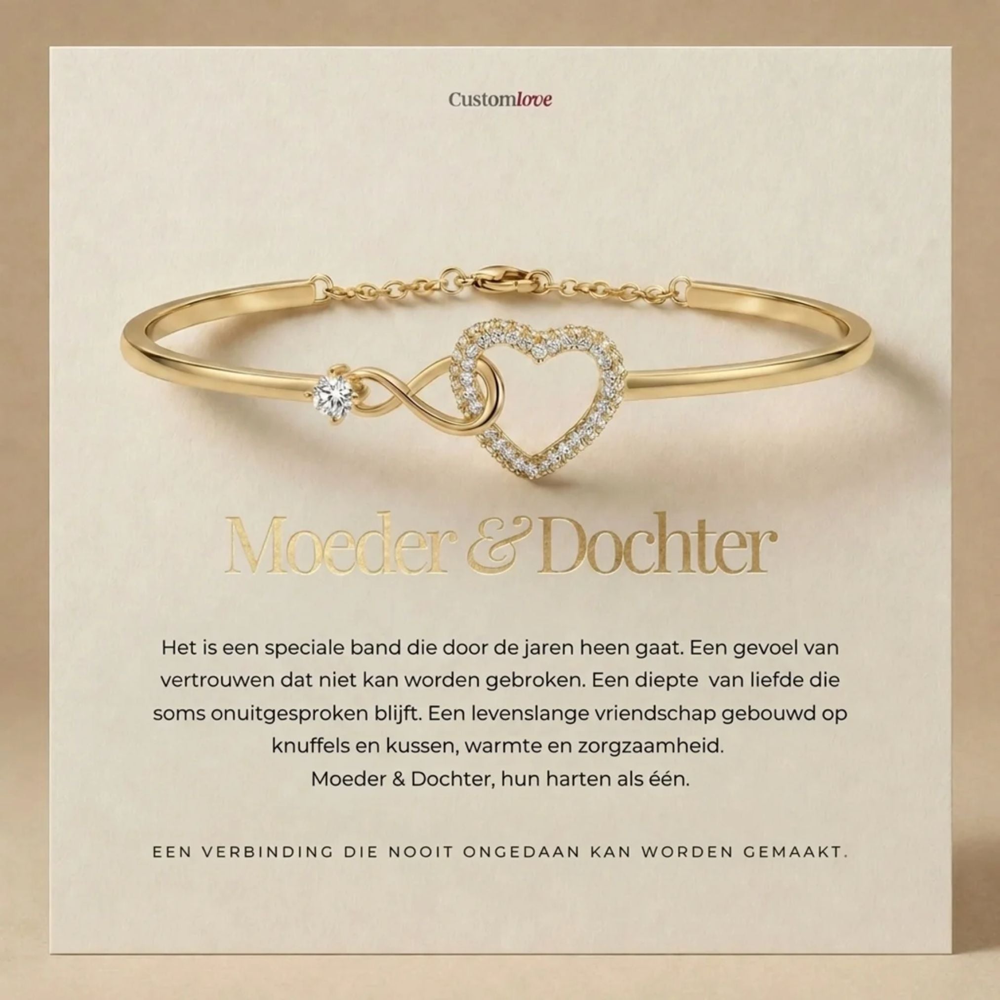 Moeder & Dochter - Voor Altijd Verbonden Armband