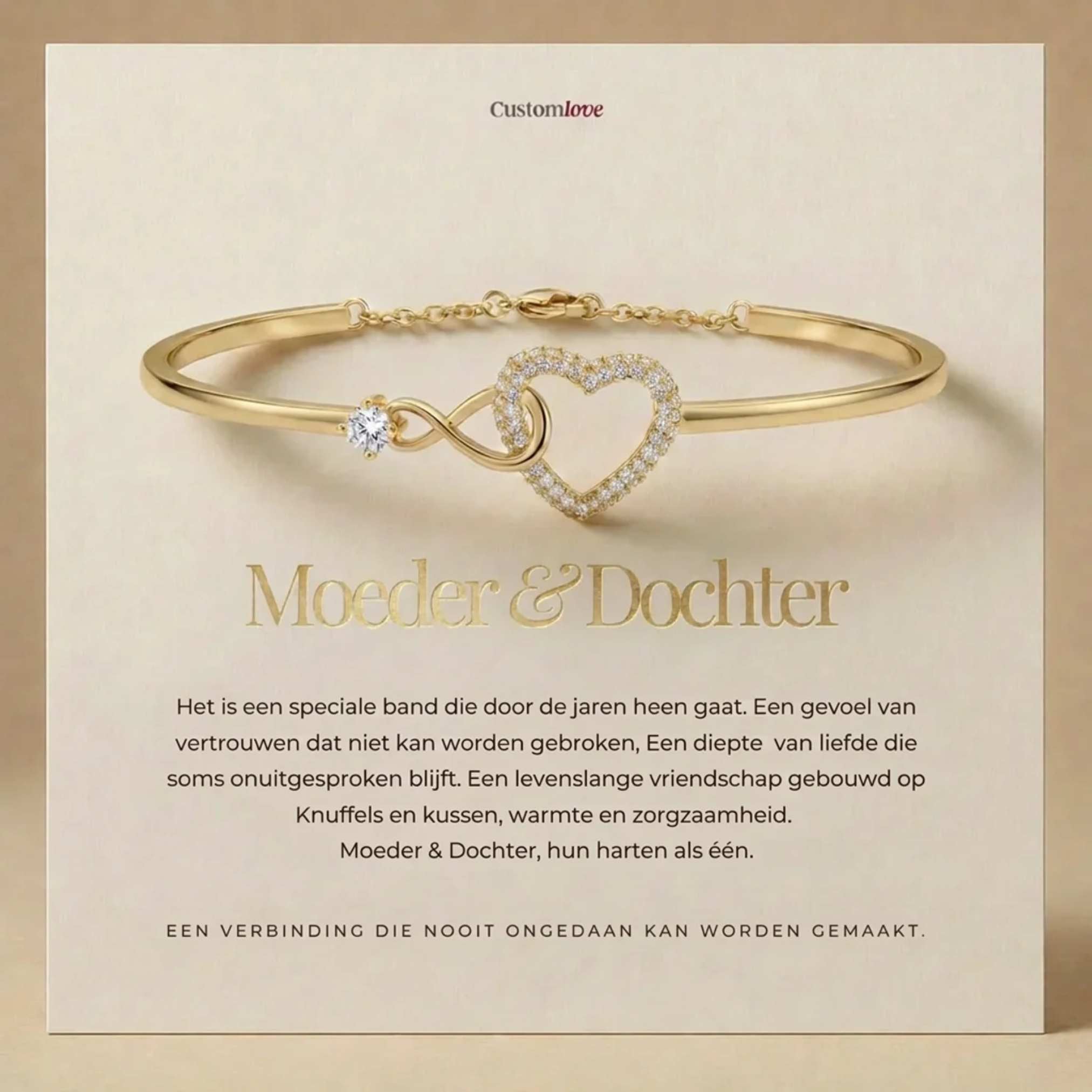 Moeder & Dochter - Voor Altijd Verbonden Armband