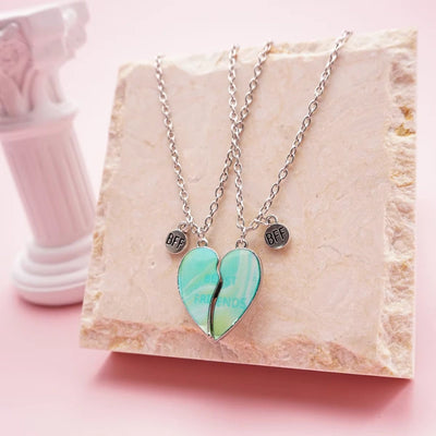 Best Friends Forever Gebroken Hart Hanger Kettingen Set - Cadeaus voor Vrienden