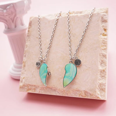 Best Friends Forever Gebroken Hart Hanger Kettingen Set - Cadeaus voor Vrienden