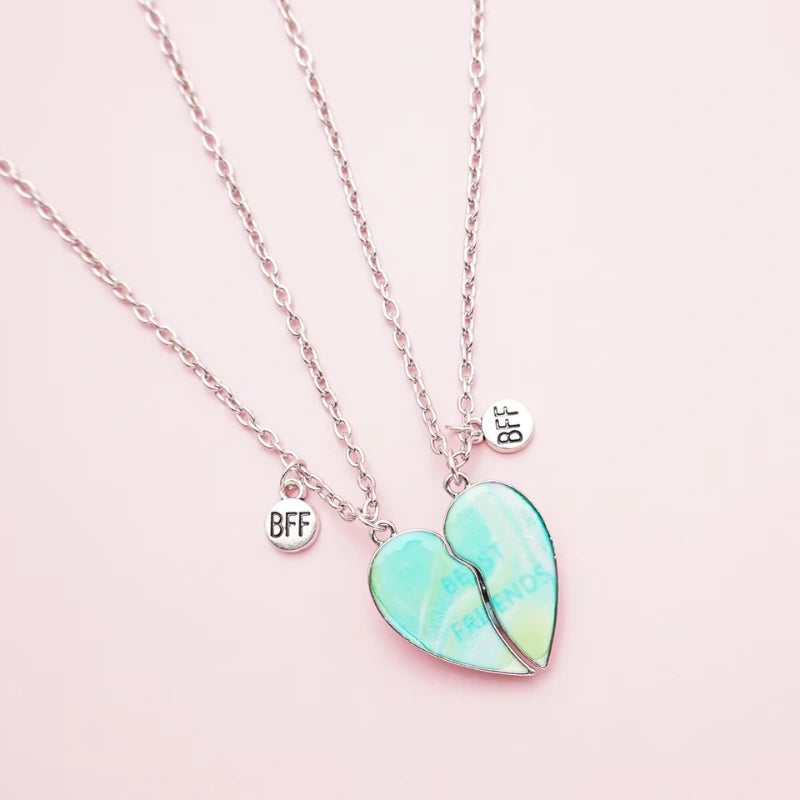 Best Friends Forever Gebroken Hart Hanger Kettingen Set - Cadeaus voor Vrienden