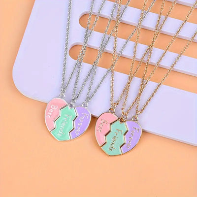 Hart Magnetische BFF Hanger Ketting Set - Cadeaus Voor Vriendin