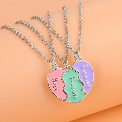 Hart Magnetische BFF Hanger Ketting Set - Cadeaus Voor Vriendin