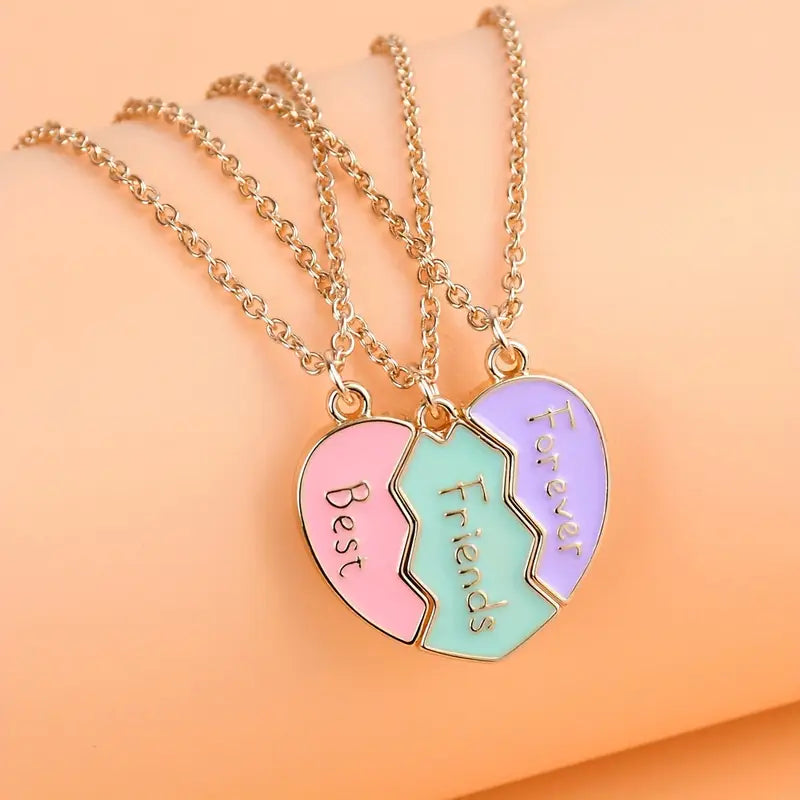 Hart Magnetische BFF Hanger Ketting Set - Cadeaus Voor Vriendin