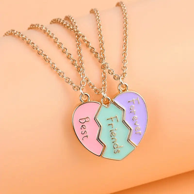 Hart Magnetische BFF Hanger Ketting Set - Cadeaus Voor Vriendin