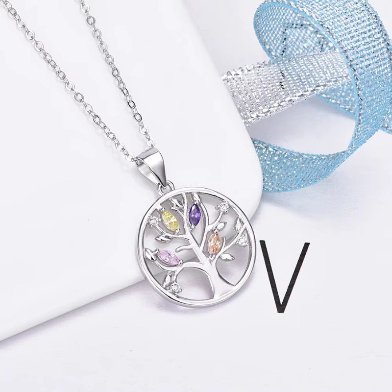 Gegraveerde Dromenvanger Hanger Ketting Met Levensboom - Cadeaus Voor Haar
