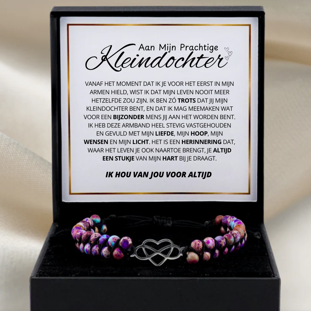 Aan Mijn Kleindochter - Eeuwige Liefde Armband