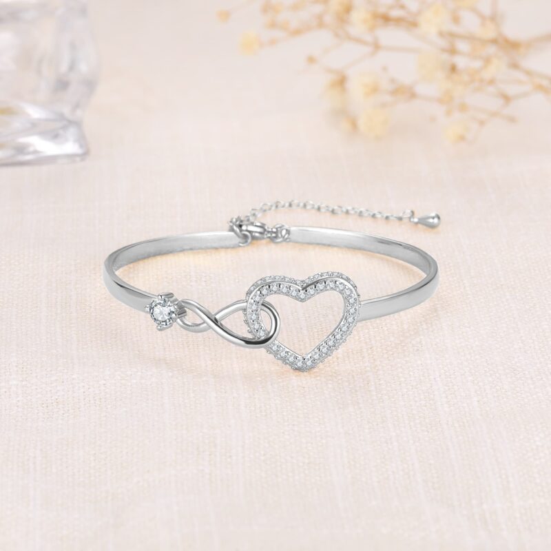 Aan Mijn Dochter - Infinity Heart-Armband – Voor Altijd Met Elkaar Verbonden