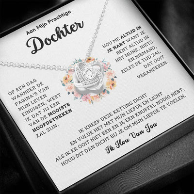 Aan Mijn Dochter - Love knot - Hou Me Altijd In Je Hart - CustomLove.nl