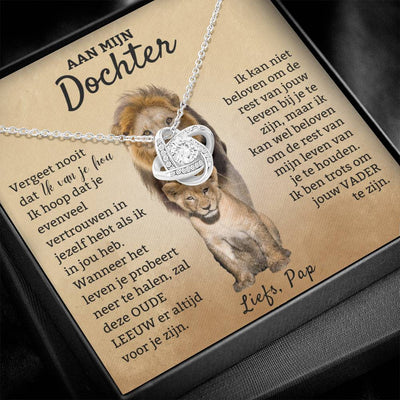 Aan Mijn Dochter - Trots op jou - Love Knot - CustomLove.nl