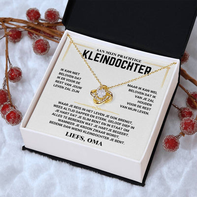 Aan Mijn Kleindochter - Love Knot - Liefs, Oma - CustomLove.nl