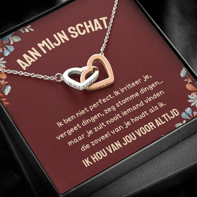 Aan Mijn Schat - Harten ketting - CustomLove.nl