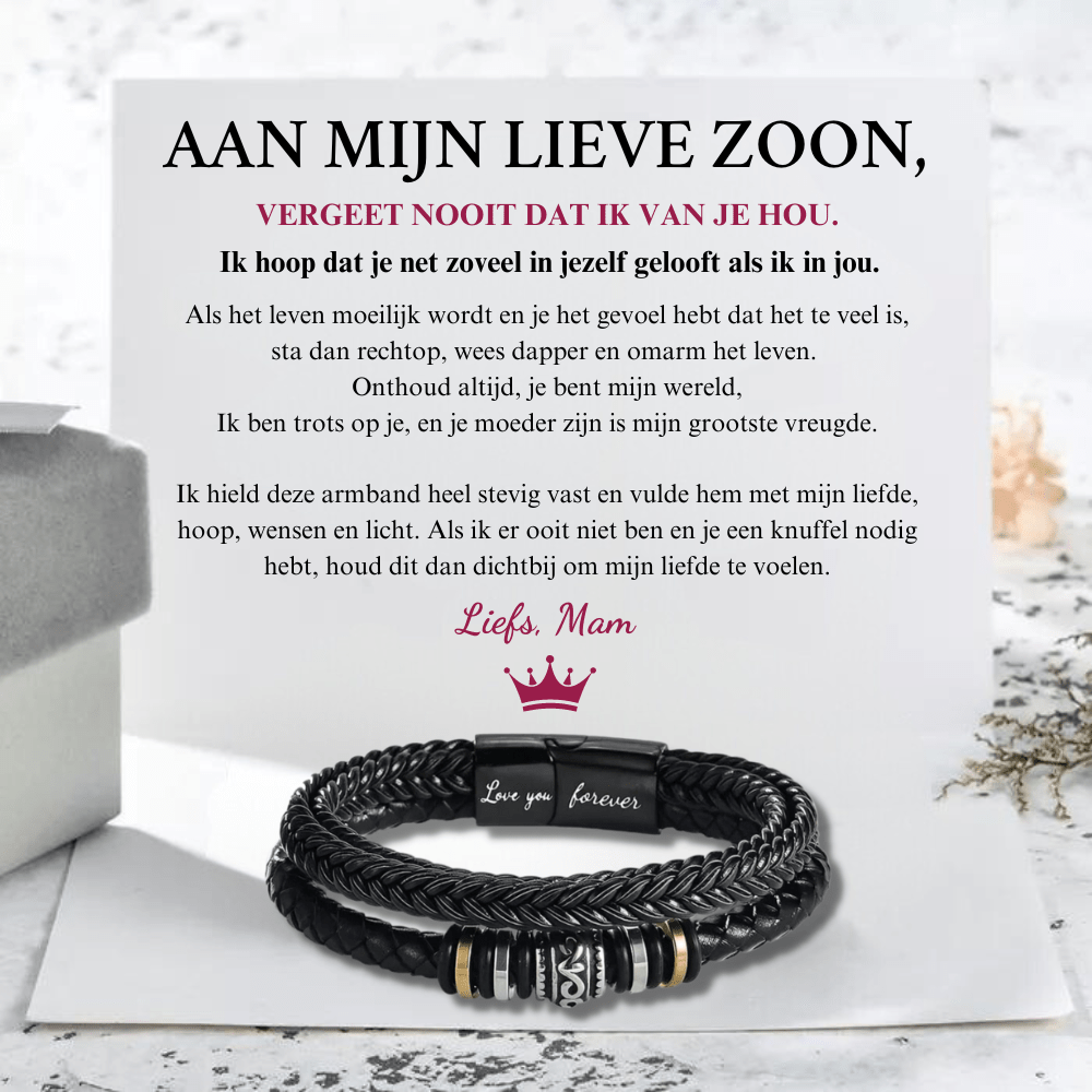 Aan Mijn Zoon - Geloof In Jezelf - CustomLove.nl