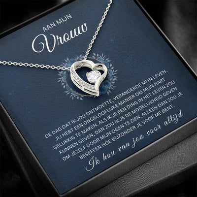 Aan mijn Vrouw - Jij bent speciaal - Hart Ketting - CustomLove.nl