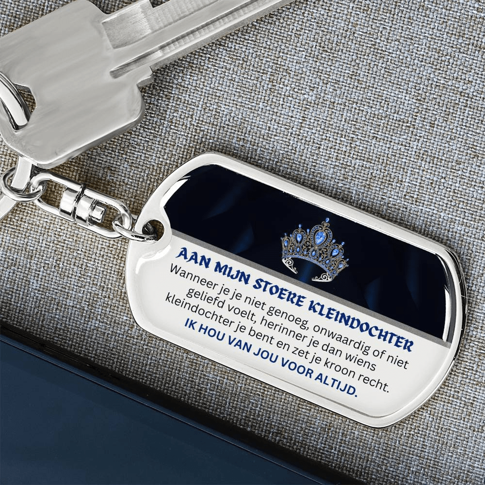 Aandenken voor Kleindochter - Sleutelhanger - CustomLove.nl