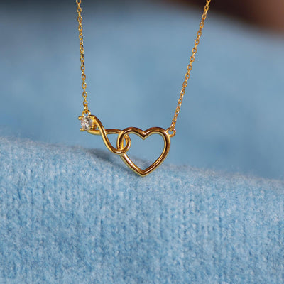 Moeder & Dochter - Infinity Hart Ketting - CustomLove.nl
