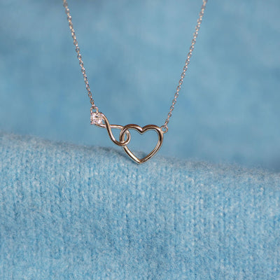 Moeder & Dochter - Infinity Hart Ketting - CustomLove.nl