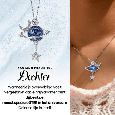 Dochter | Speciale Ster | Sterling Zilver Ketting - CustomLove.nl
