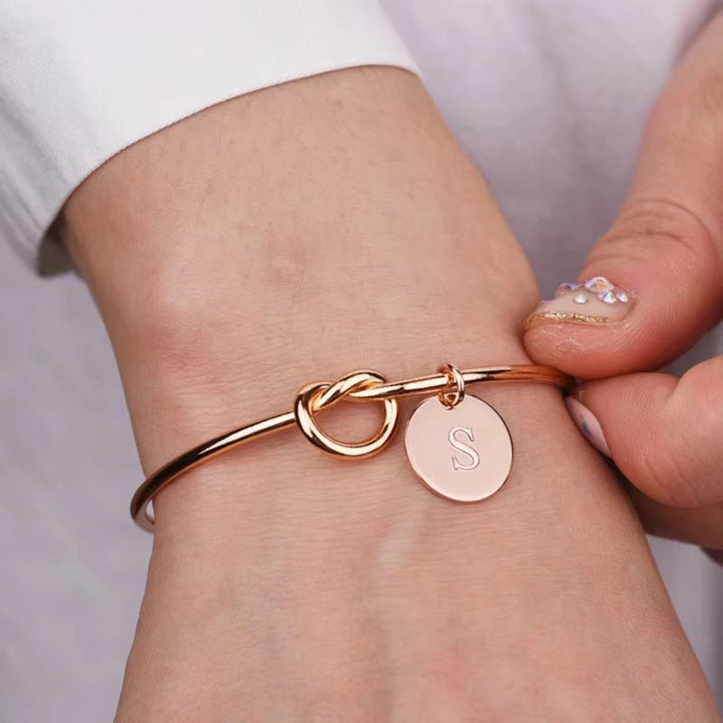 Gepersonaliseerde Geknoopte Armband Voor Vrouwen - CustomLove.nl