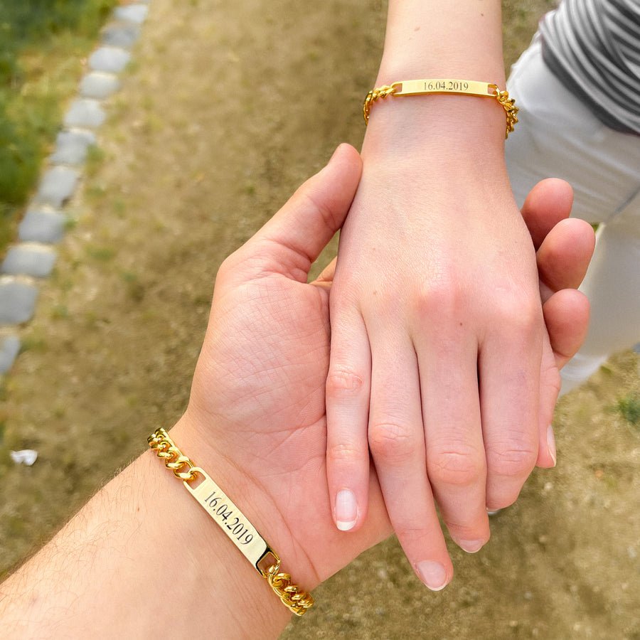 Gepersonaliseerde Armbanden voor Koppels - CustomLove.nl