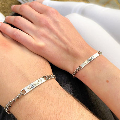 Gepersonaliseerde Armbanden voor Koppels - CustomLove.nl