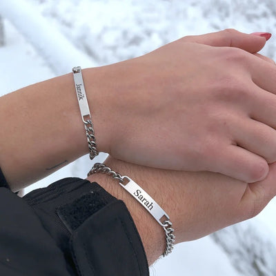 Gepersonaliseerde Armbanden voor Koppels - CustomLove.nl