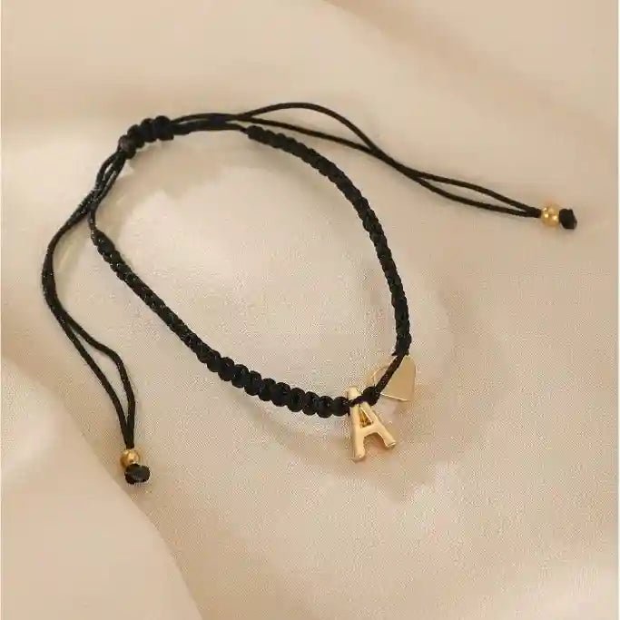 Gepersonaliseerde Gegraveerde Hartdetail Armband Met Initialen - CustomLove.nl